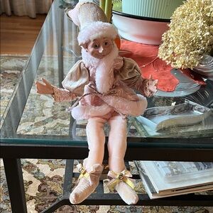 Pink and Gold Elf Doll